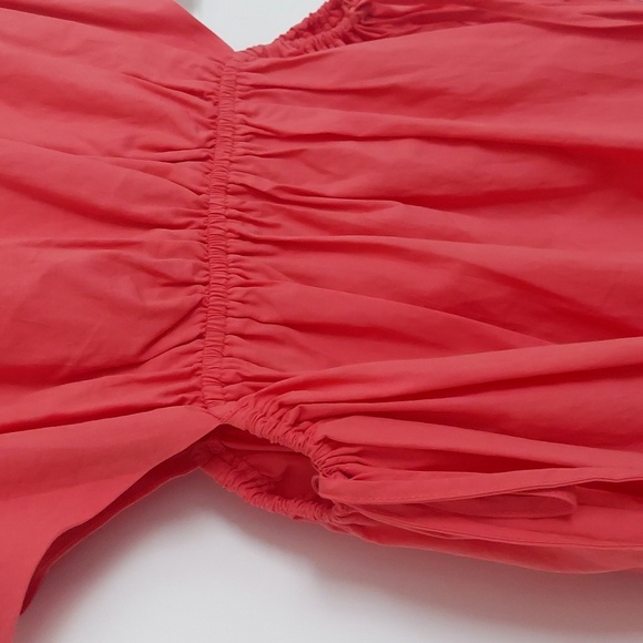 Rails Cutout Cotton Coral Dress Size Medium - Picture 3 of 6